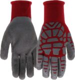 Tactile Grip Micro Armor Foam Latex Dipped Work Glove, Nylon Shell, Water Resistant, Abrasion Resistant